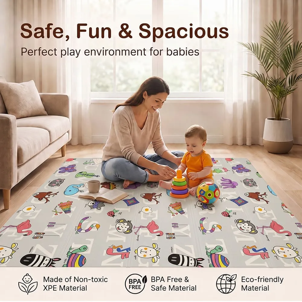 safe fun Baby Play Mat 6mm animal train alphabet