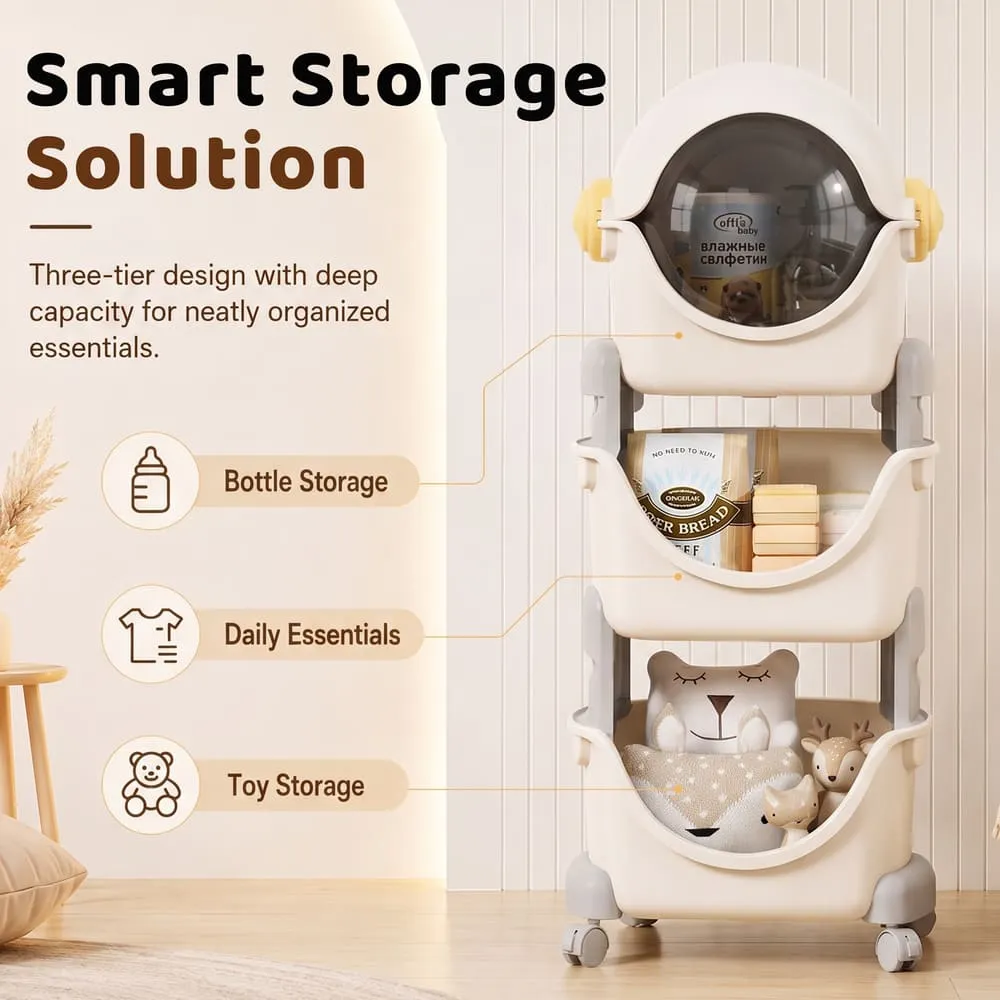 smart storage solution Astronaut Smart storage organizer grey