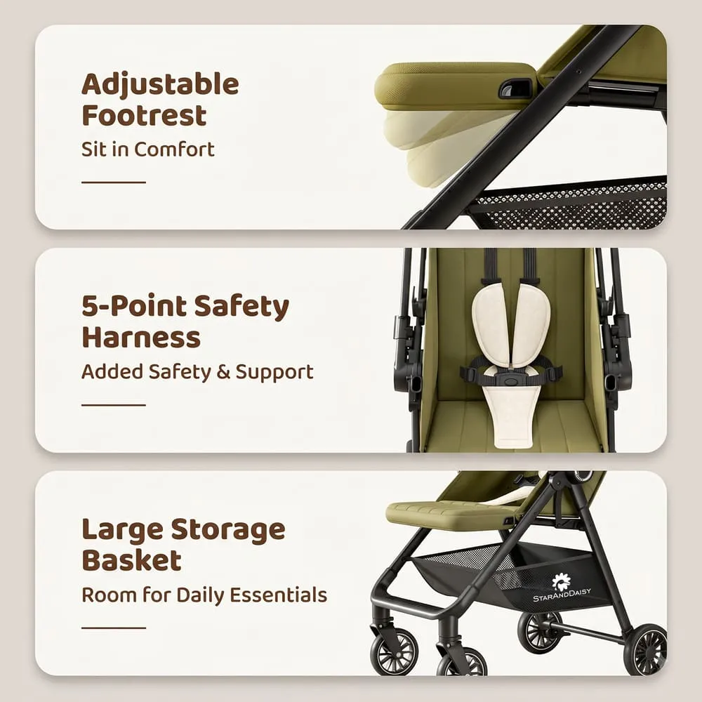 specification bliss baby stroller green