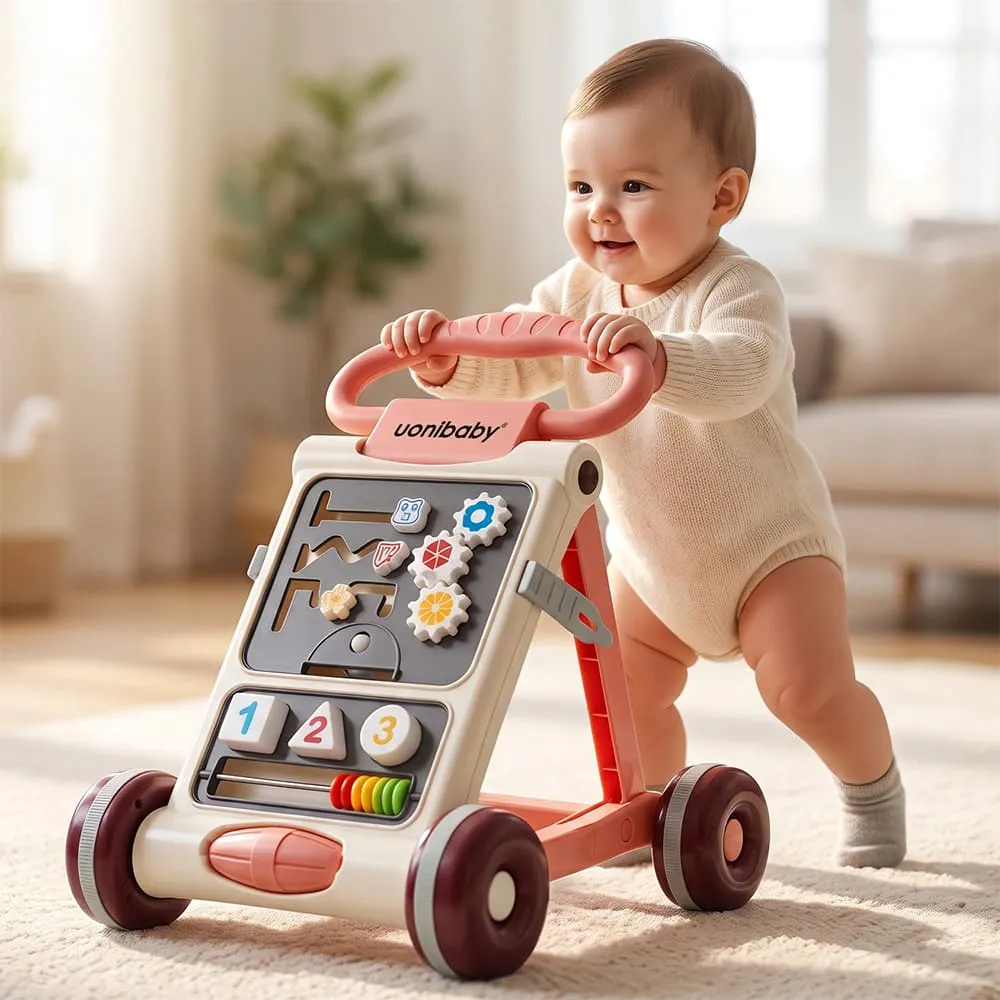 uonibaby activity push walker beige
