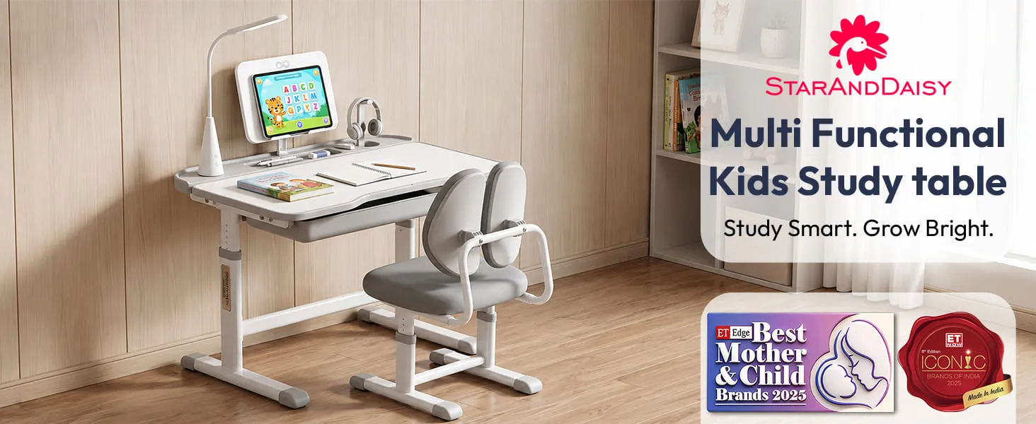 Multi-function Kids Study Table and Chair Set