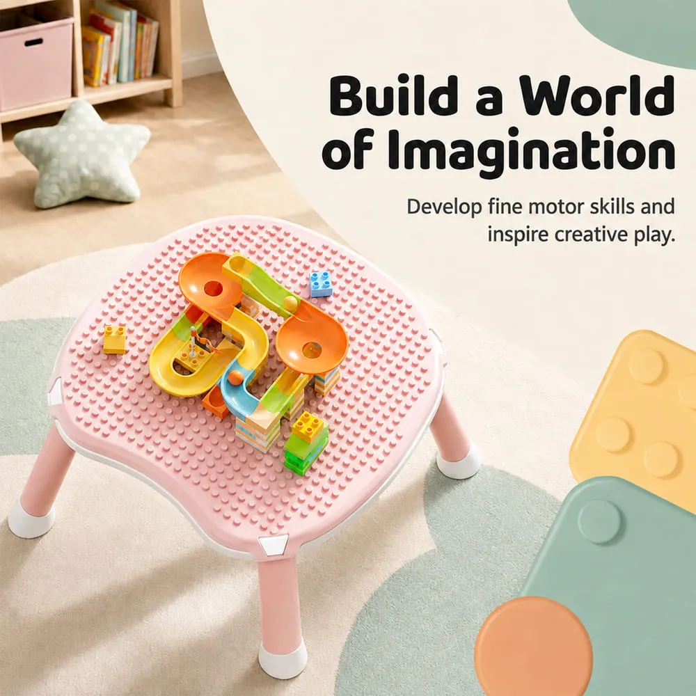 world of imagination Multifunctional Dining Baby High Chair pink