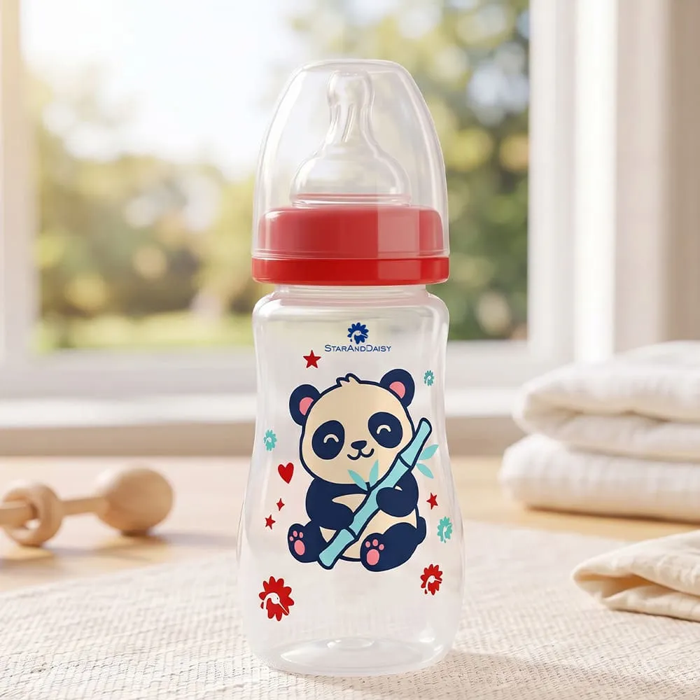125ml feeding bottle red