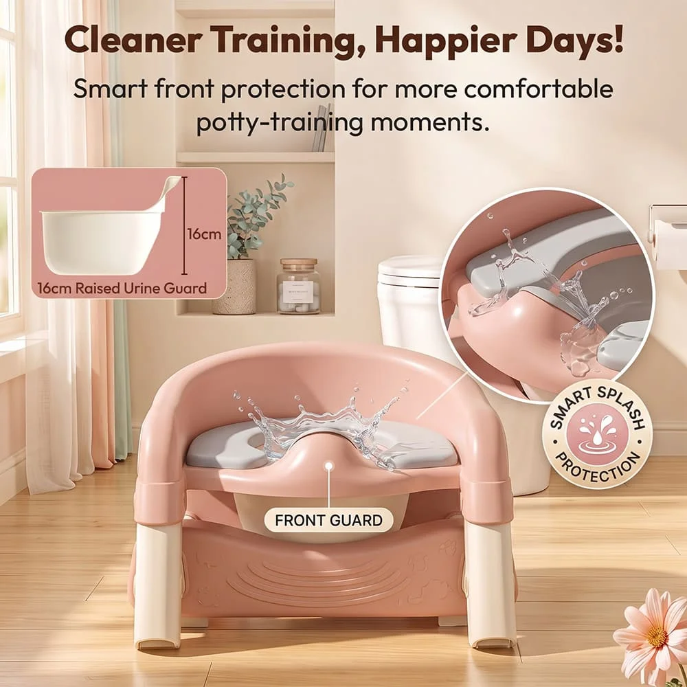2 in 1 stepup Toilet Trainer pink6