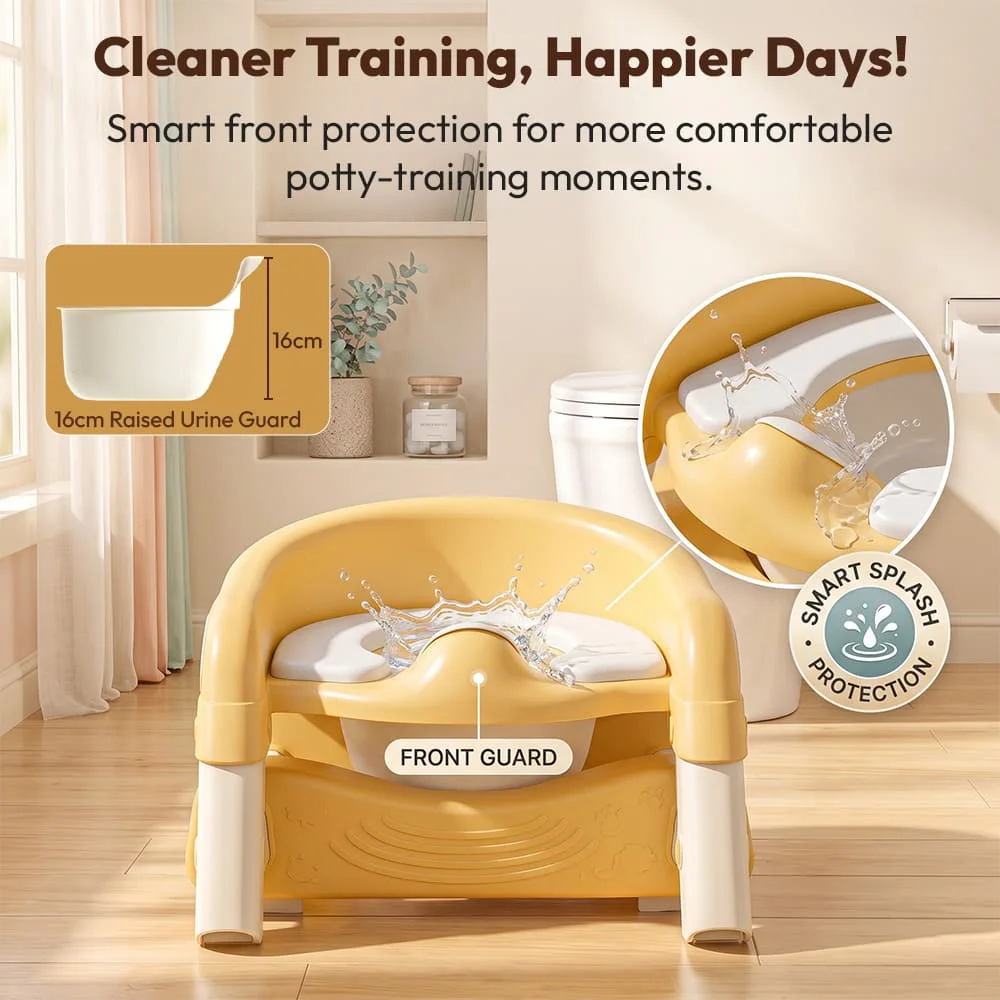 2 in 1 stepup Toilet Trainer yellow6