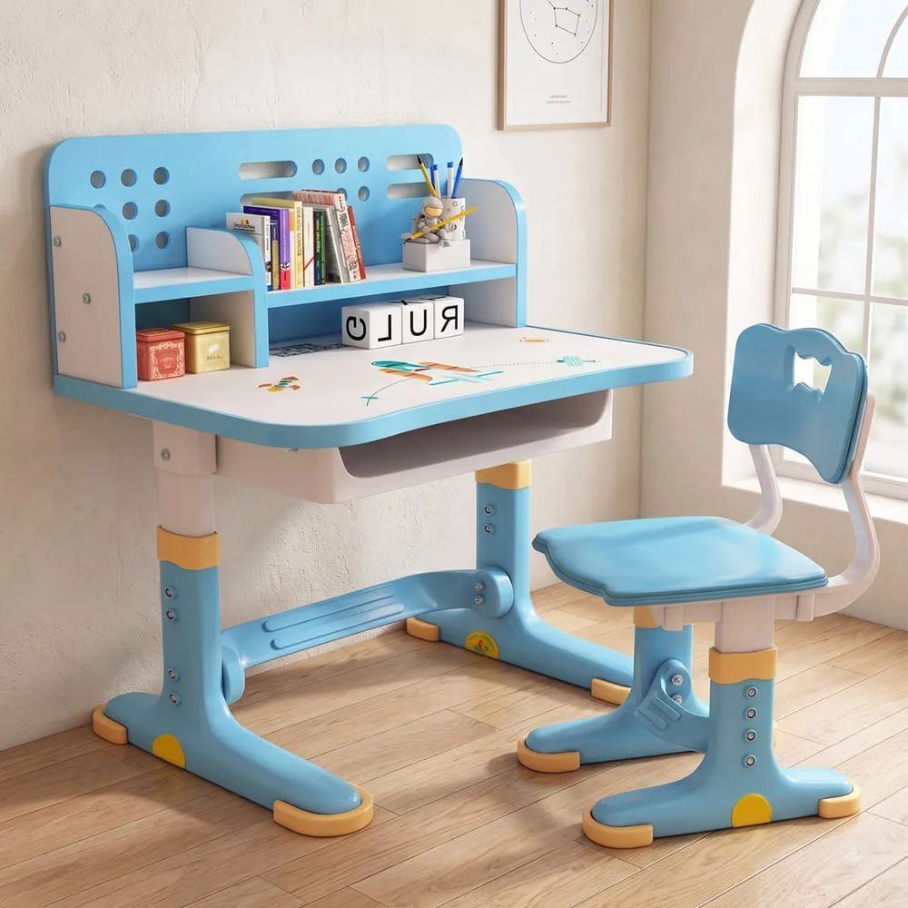 603 Kids Study Table Blue