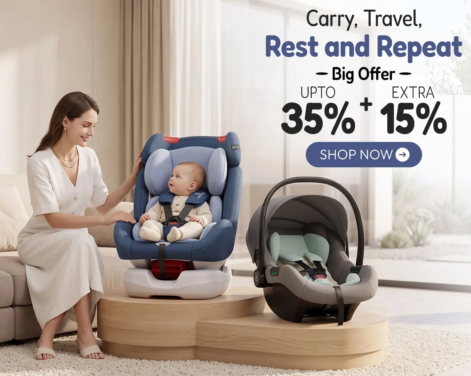 Baby Car Seat & Carry Cot