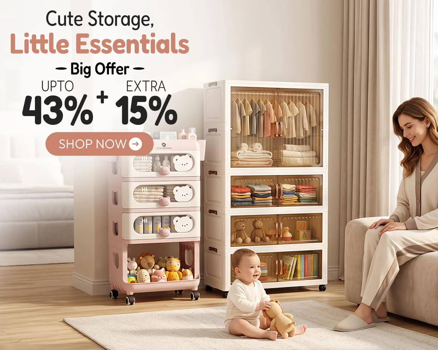 Kids Storage and Cubords