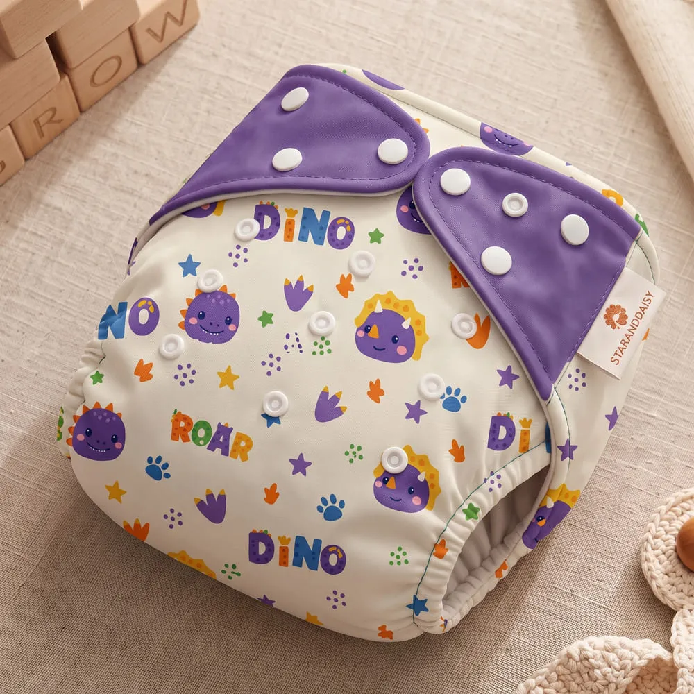 Baby reusable diaper purple