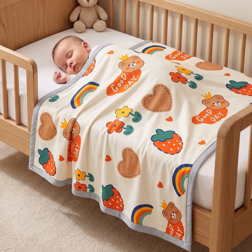 Cotton Dohar Rainbow print