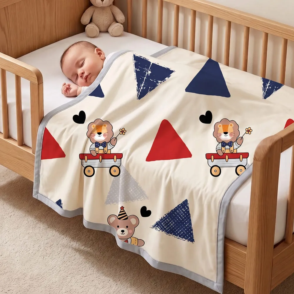 Cotton Dohar teddy print