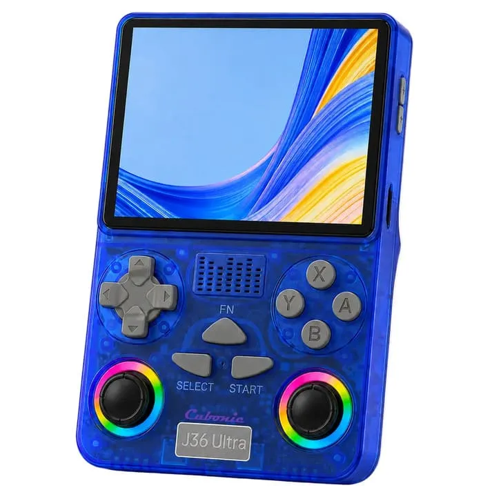 Cubonic Xplore J36 Ultra Handheld Gaming Console blue