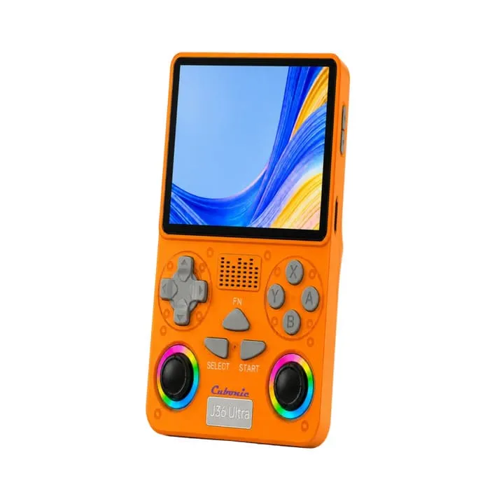 Cubonic Xplore J36 Ultra Handheld Gaming Console orange