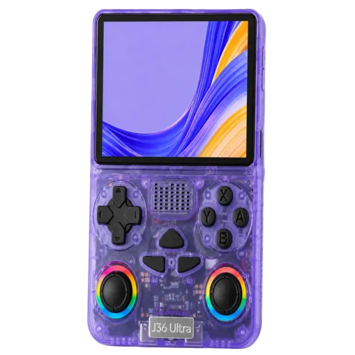 Cubonic Xplore J36 Ultra Handheld Gaming Console purple