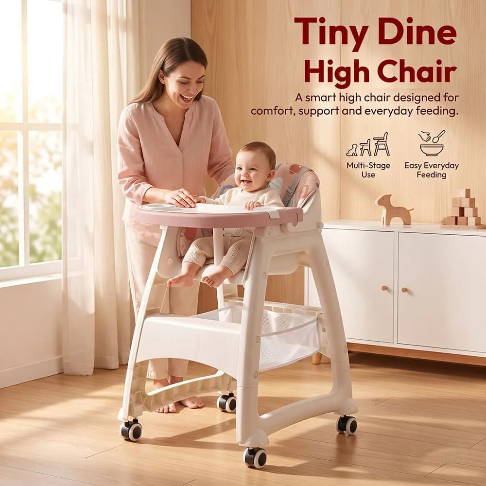 Dining Tiny Dine High Chair Pink