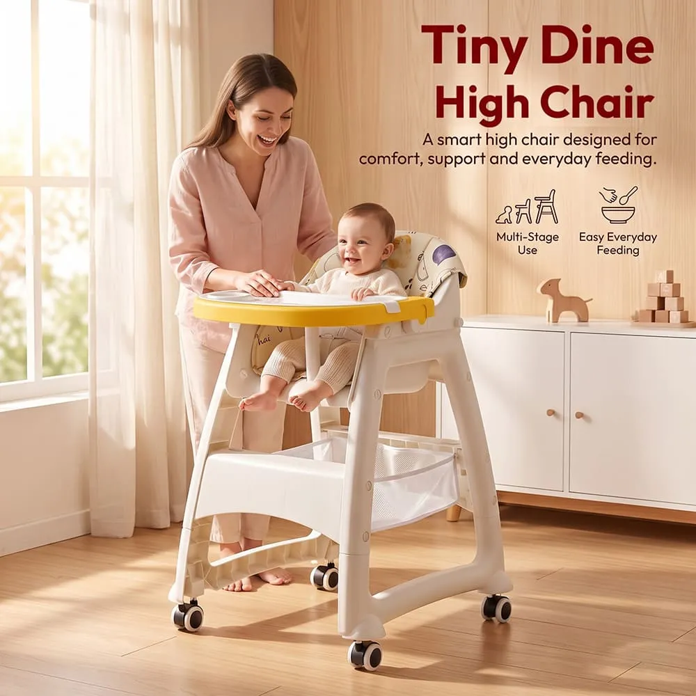 Dining Tiny Dine High Chair Yellow