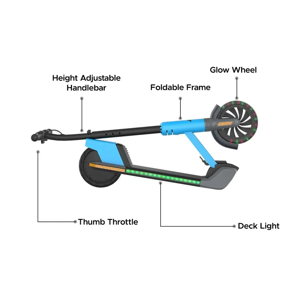EMotorad Lil E Junior Electric Kick Scooter sporty blue