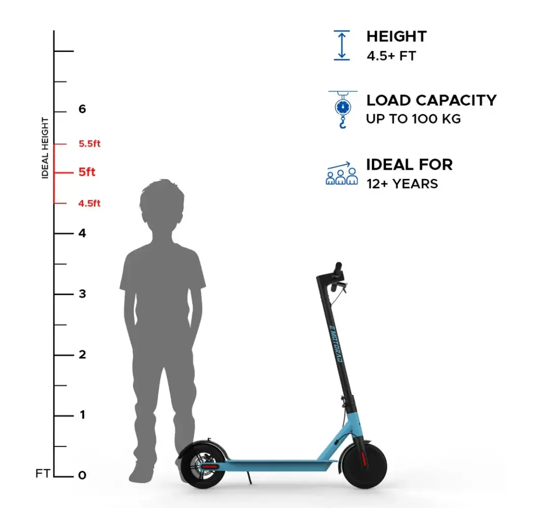 Emotorad Lil E Electric Kick Scooter (Blue)7