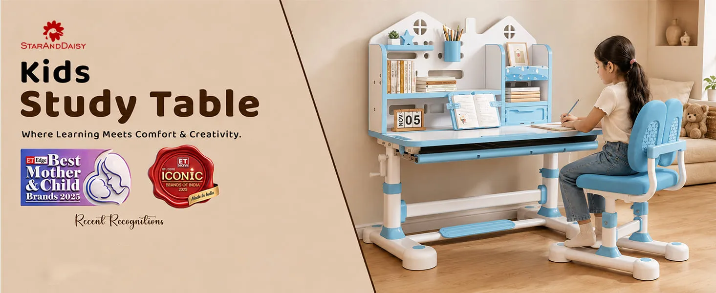 Smart Kids Study Table and Chair Set
