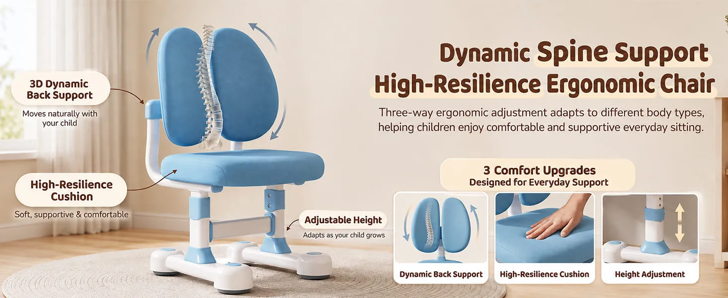 Smart Kids Study Table and Chair Set