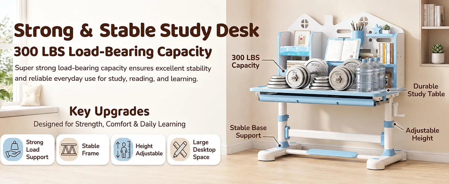 Smart Kids Study Table and Chair Set
