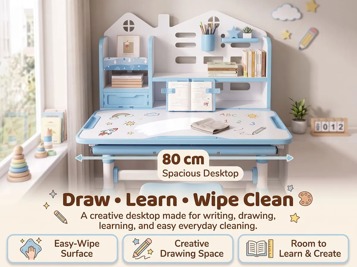 Smart Kids Study Table and Chair Set