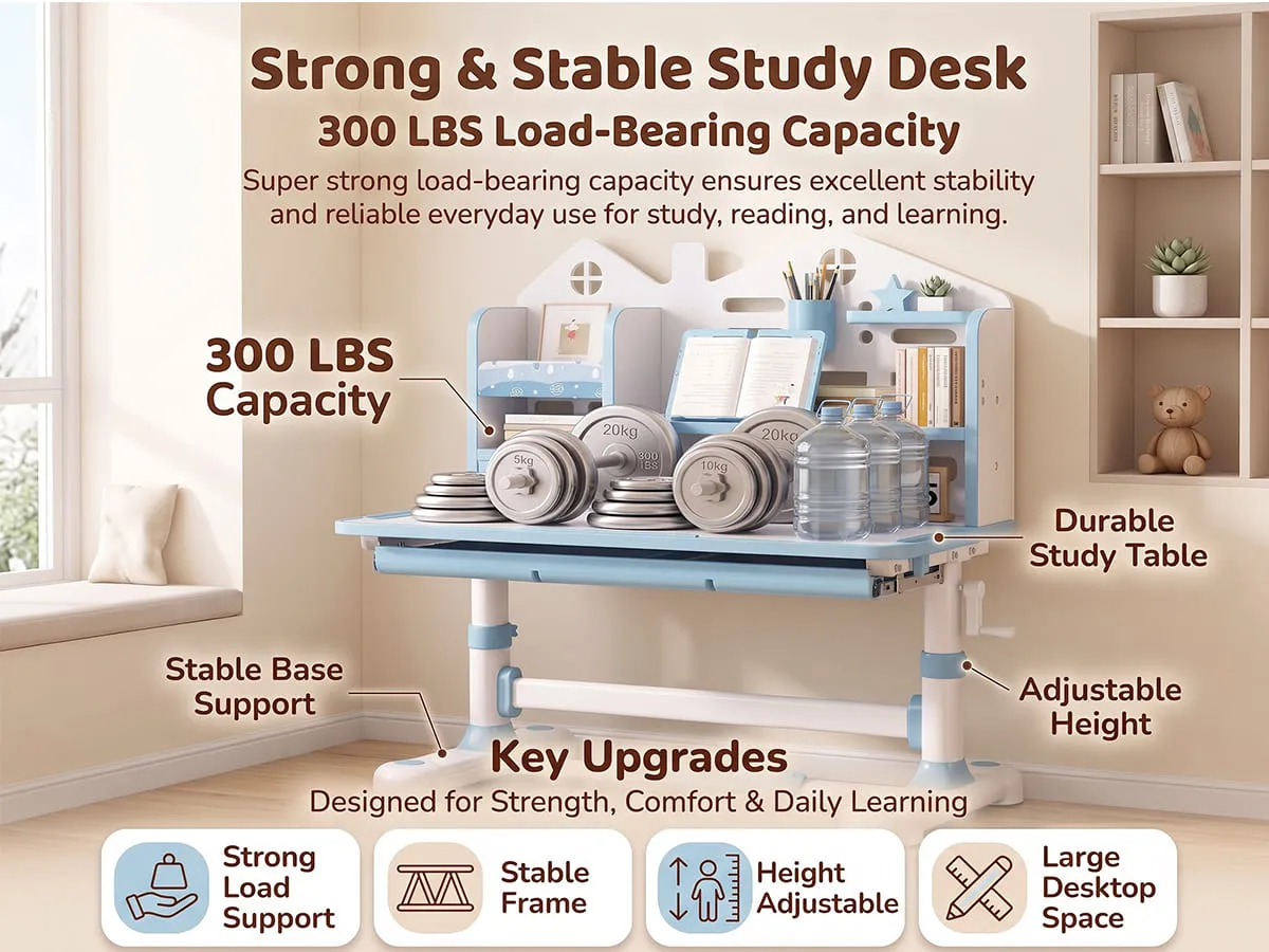 Smart Kids Study Table and Chair Set