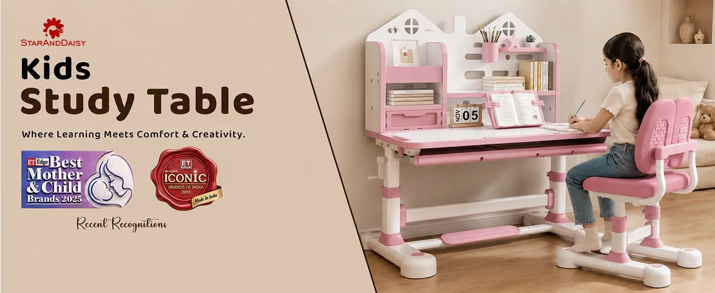 Smart Kids Study Table and Chair Set