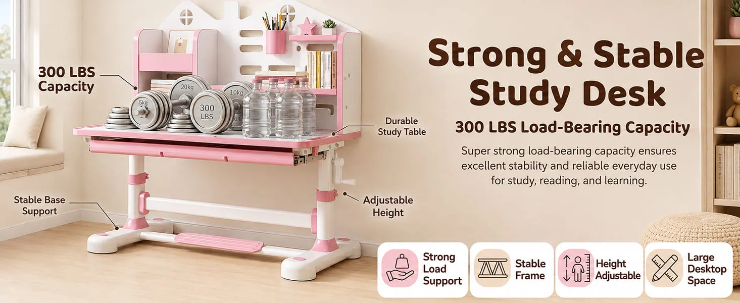Smart Kids Study Table and Chair Set