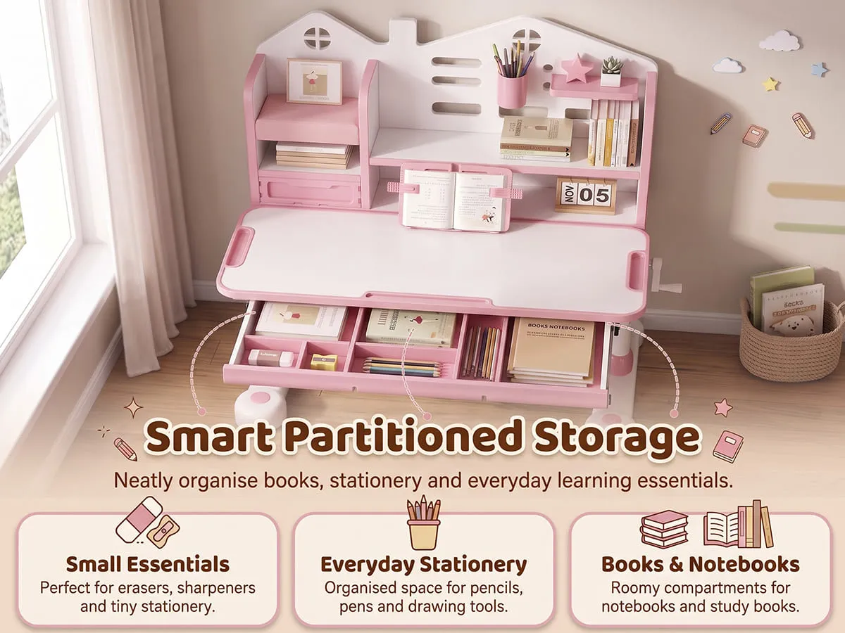 Smart Kids Study Table and Chair Set