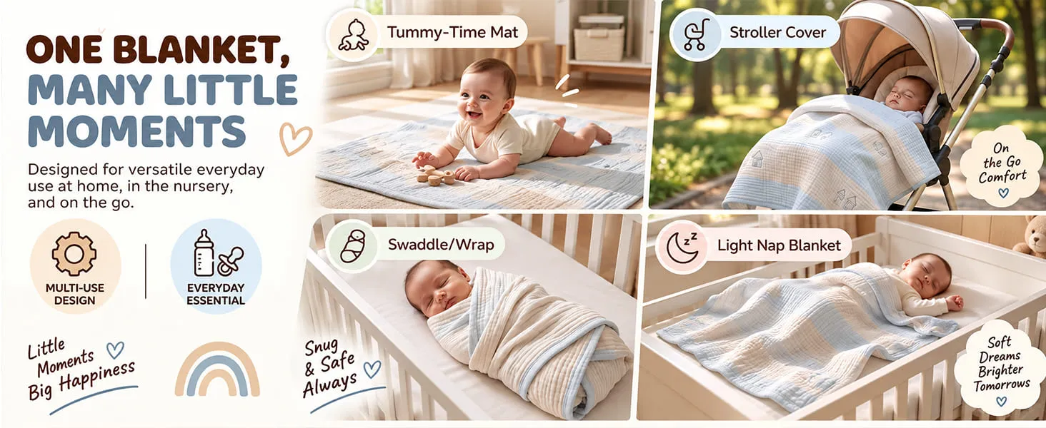 Korean Muslin Baby Blanket