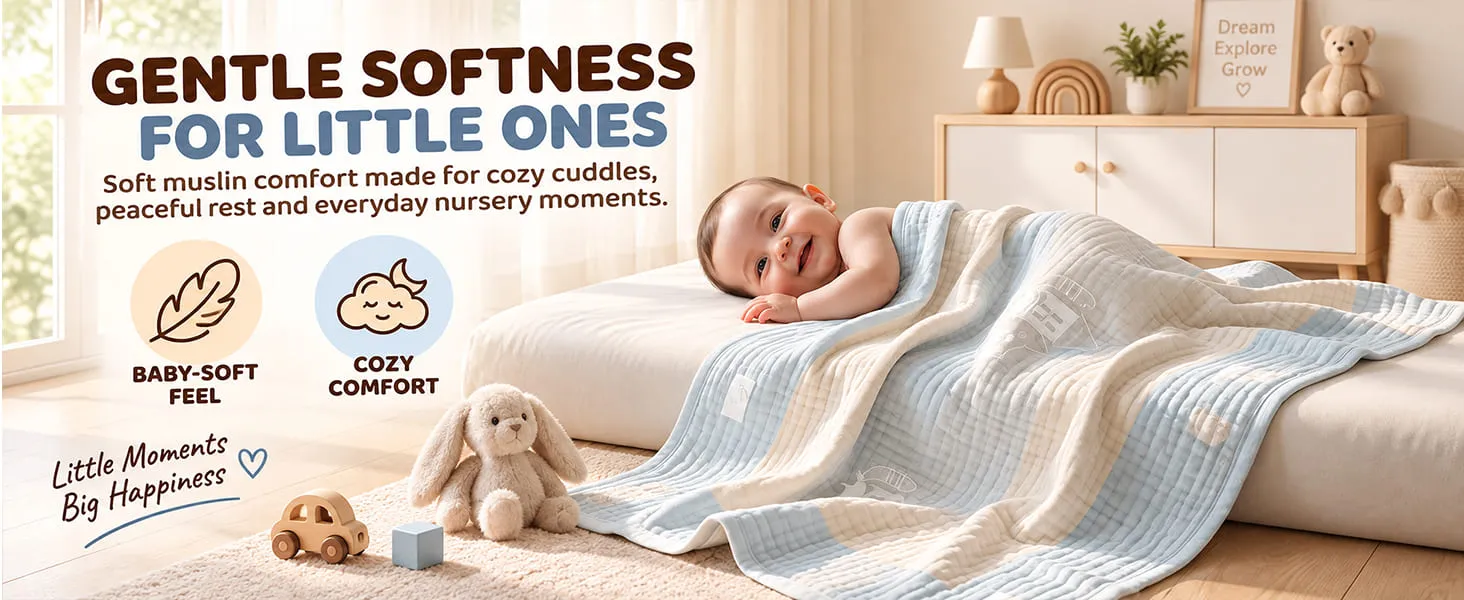 Korean Muslin Baby Blanket