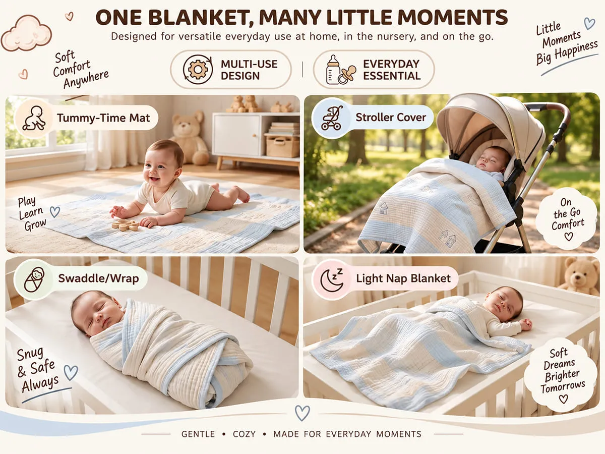 Korean Muslin Baby Blanket
