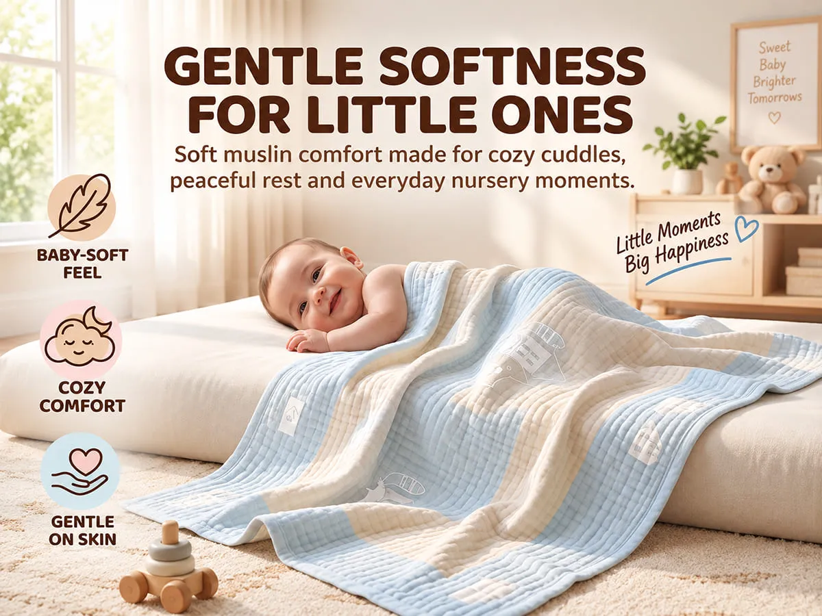 Korean Muslin Baby Blanket