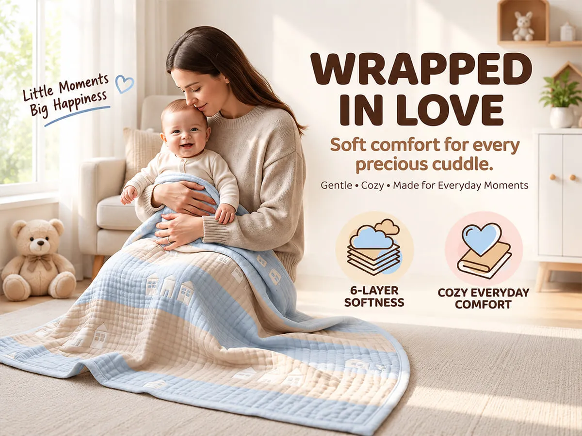 Korean Muslin Baby Blanket
