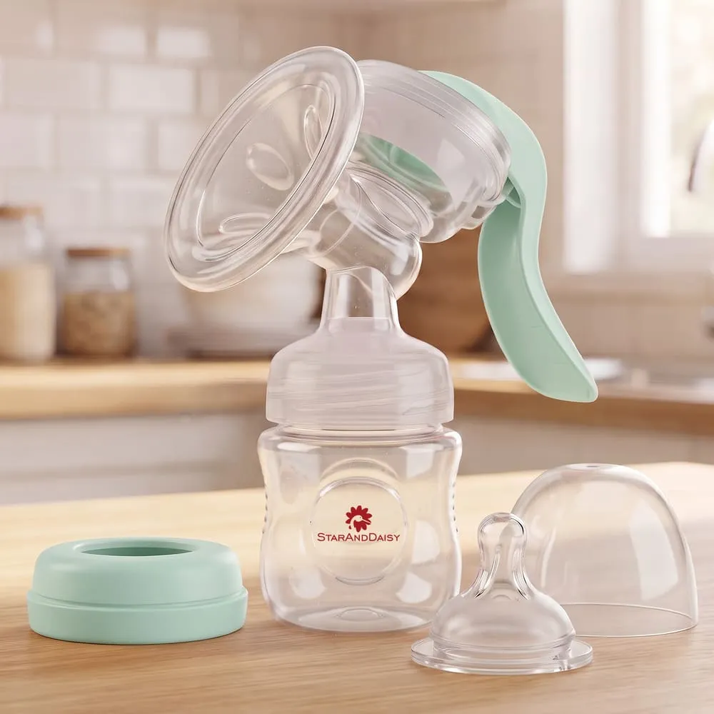 Manual Breast Pump Green