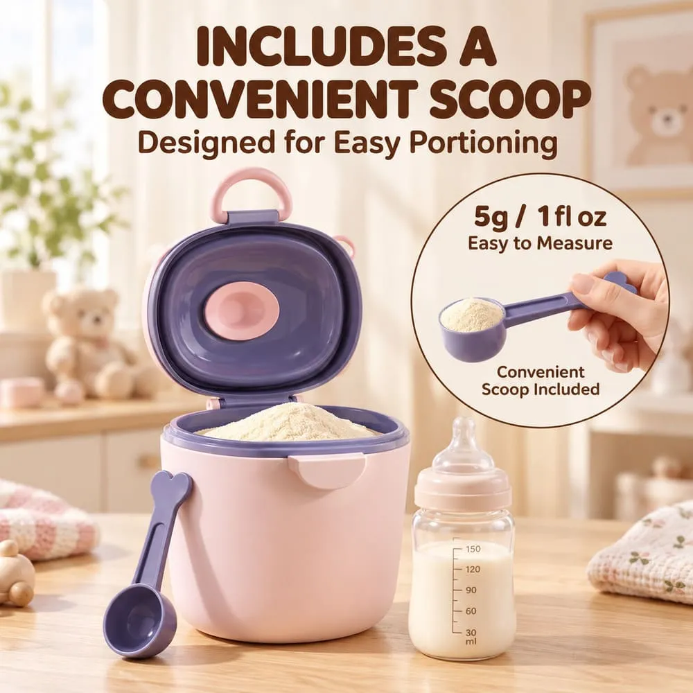 Milk Powder Blue Light Purple with scoop