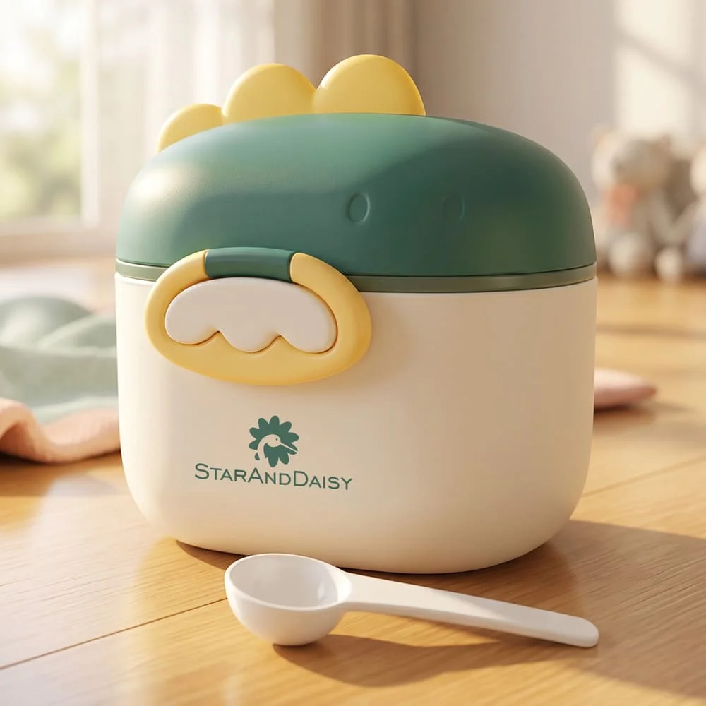 Milk Powder Container Green