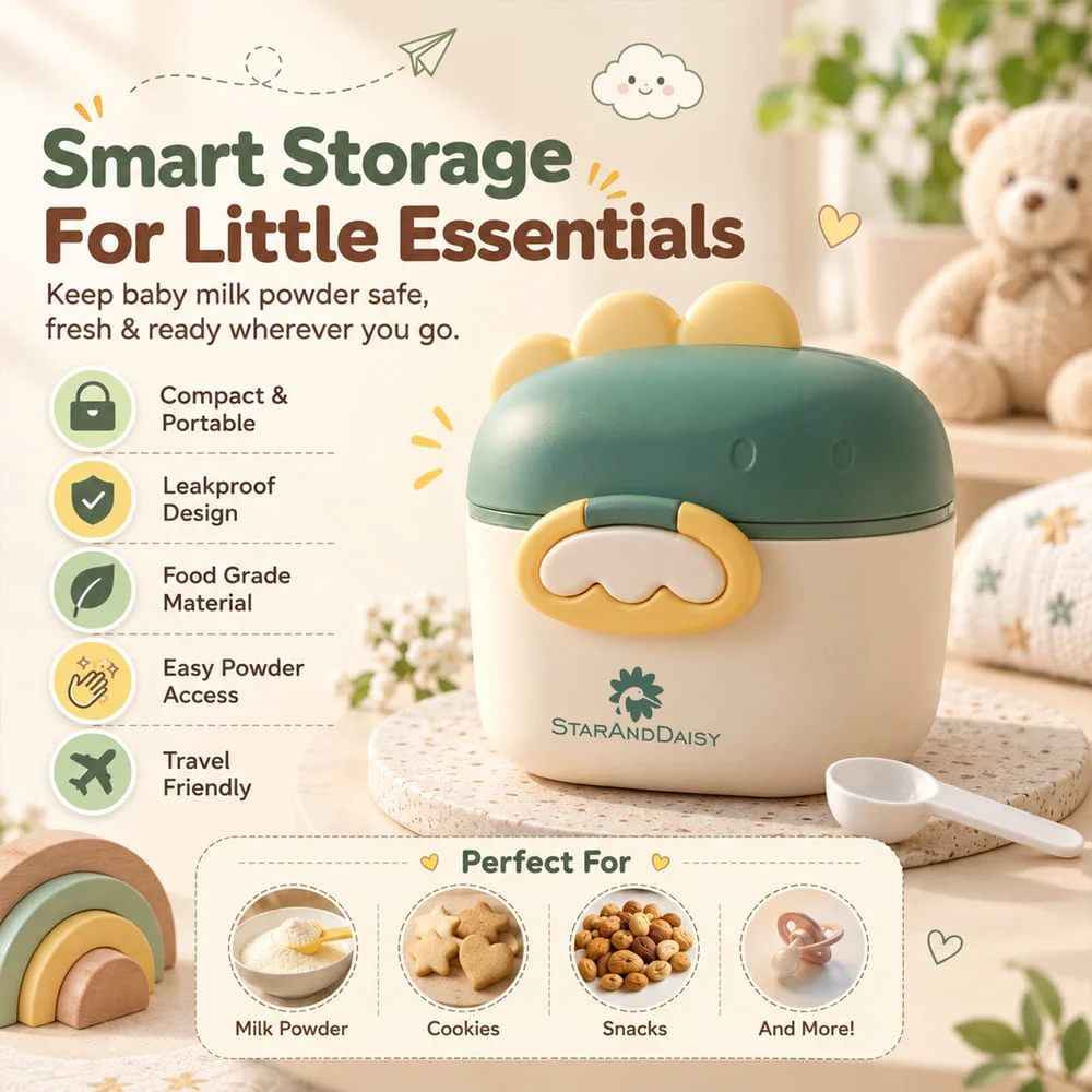 Milk Powder Container Green1