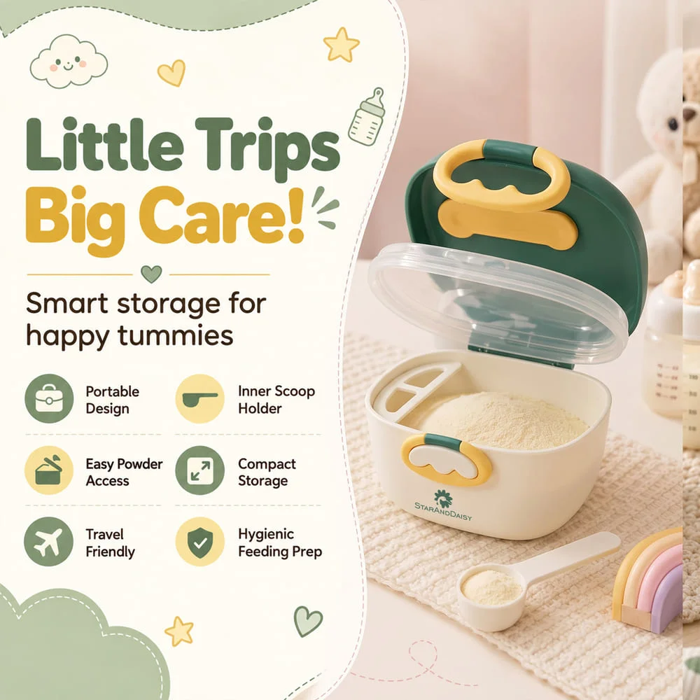 Milk Powder Container Green6