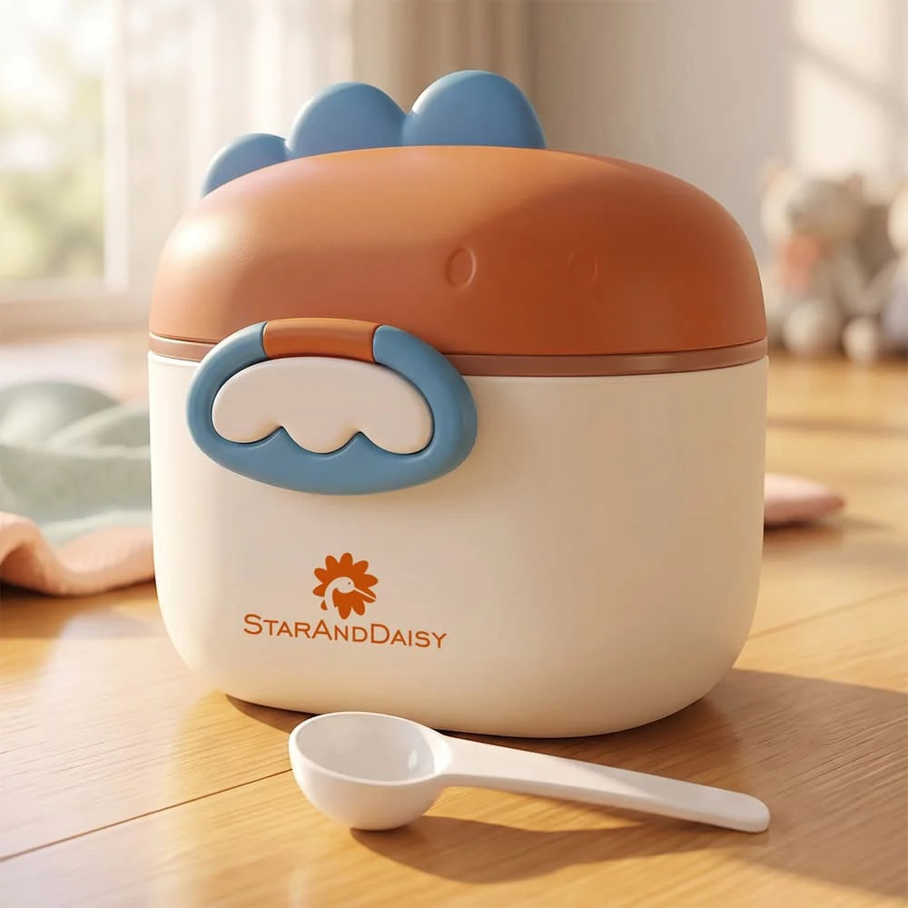 Milk Powder Container Orange