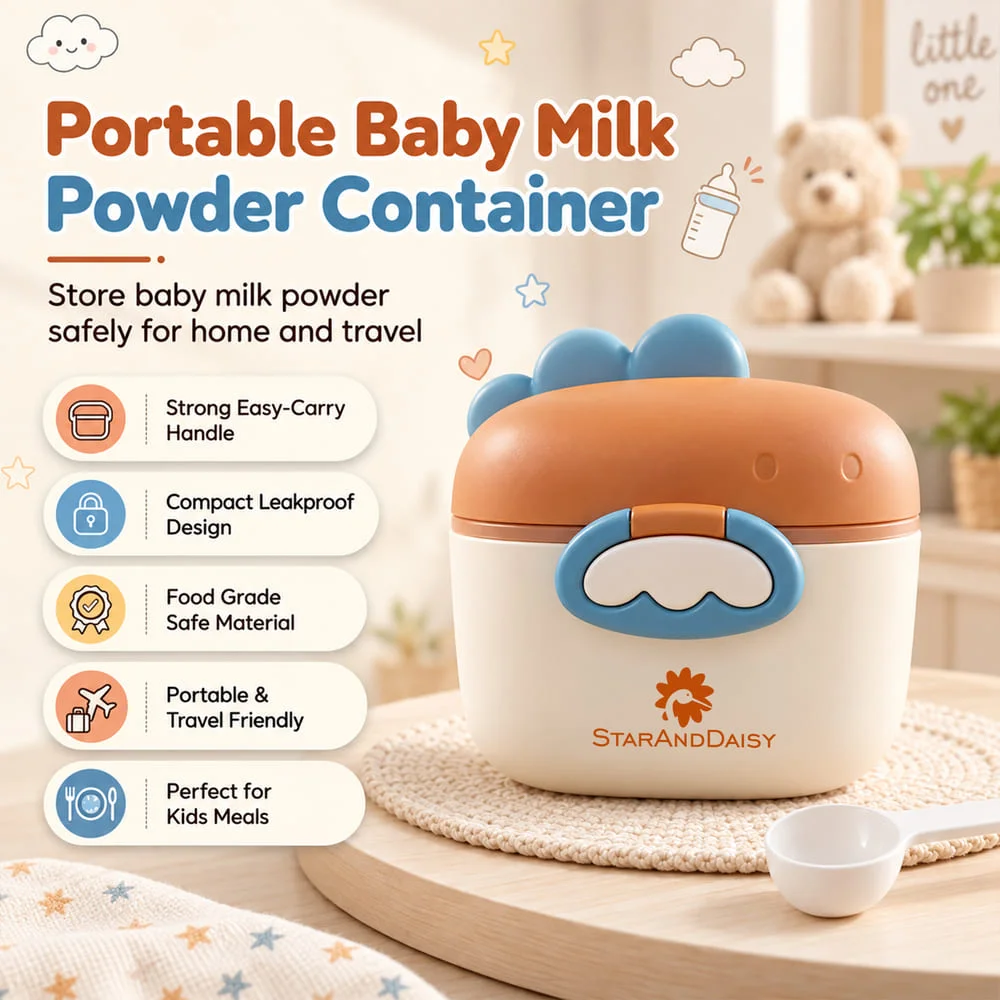 Milk Powder Container Orange1