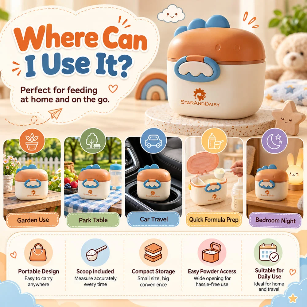 Milk Powder Container Orange2
