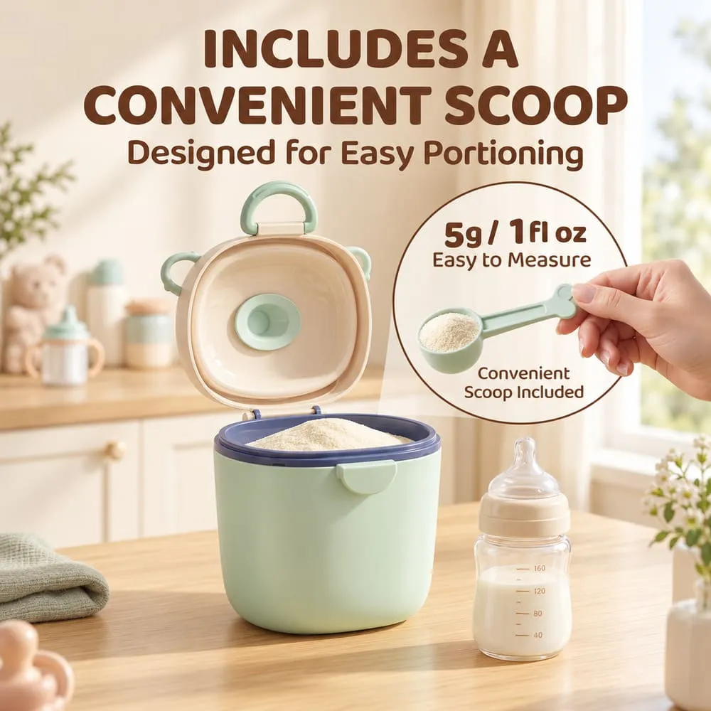 Milk Powder Green beige with scoop
