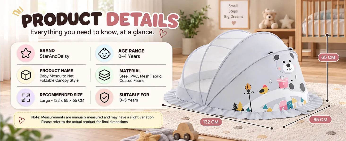 Foldable Baby Mosquito Net