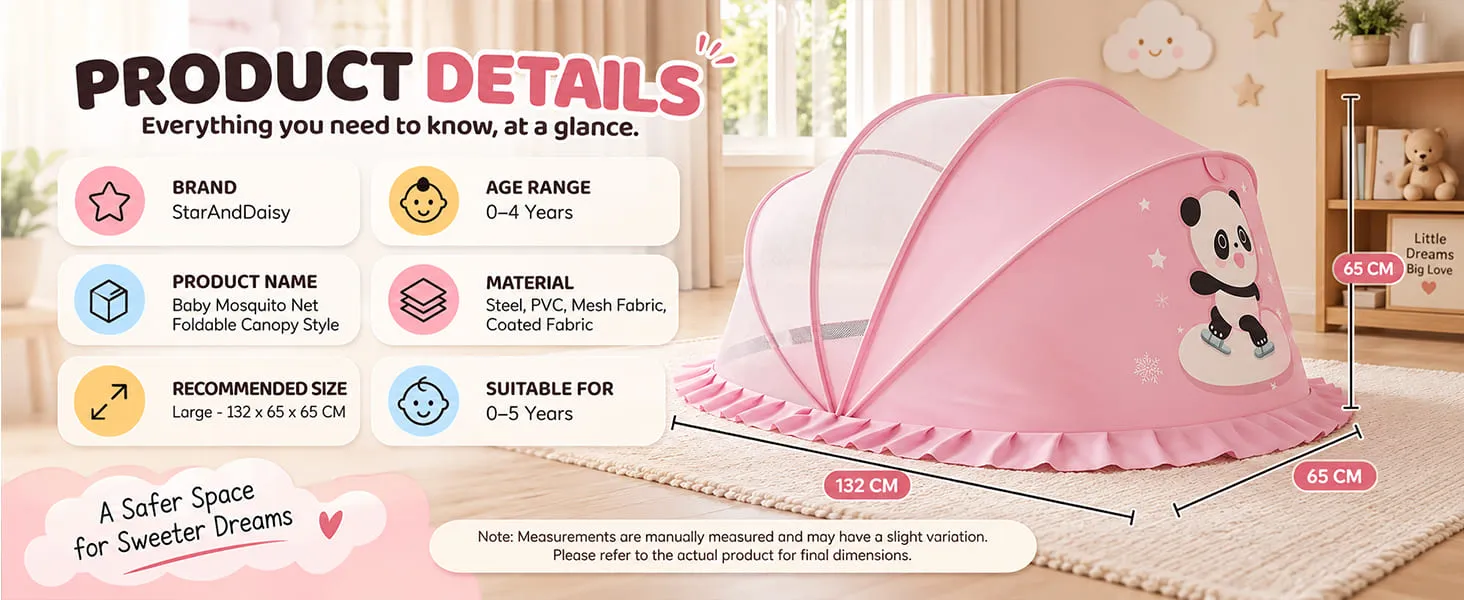 Foldable Baby Mosquito Net