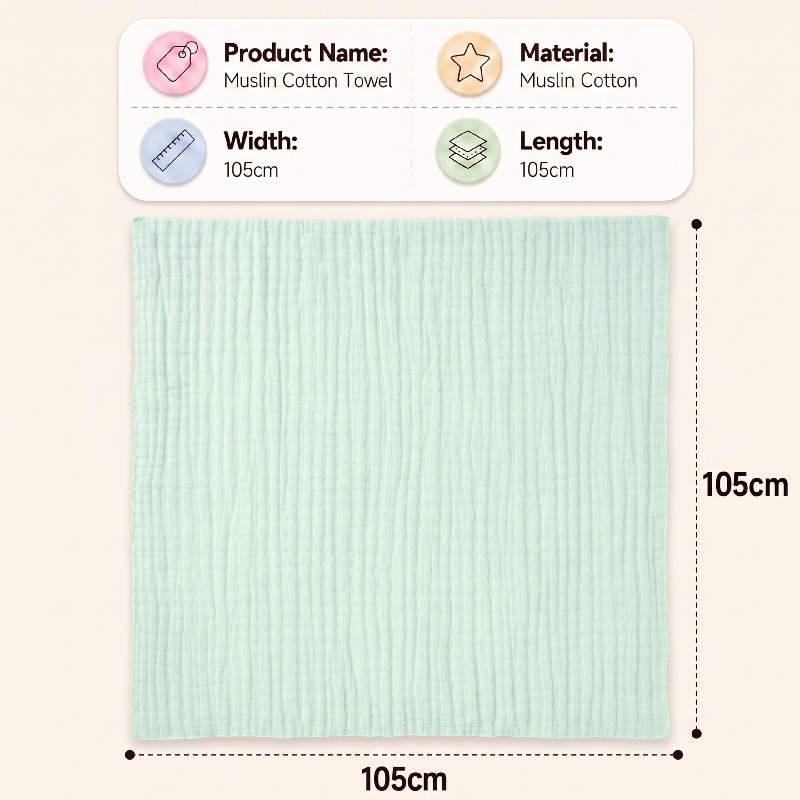 Mulin bath towel green9