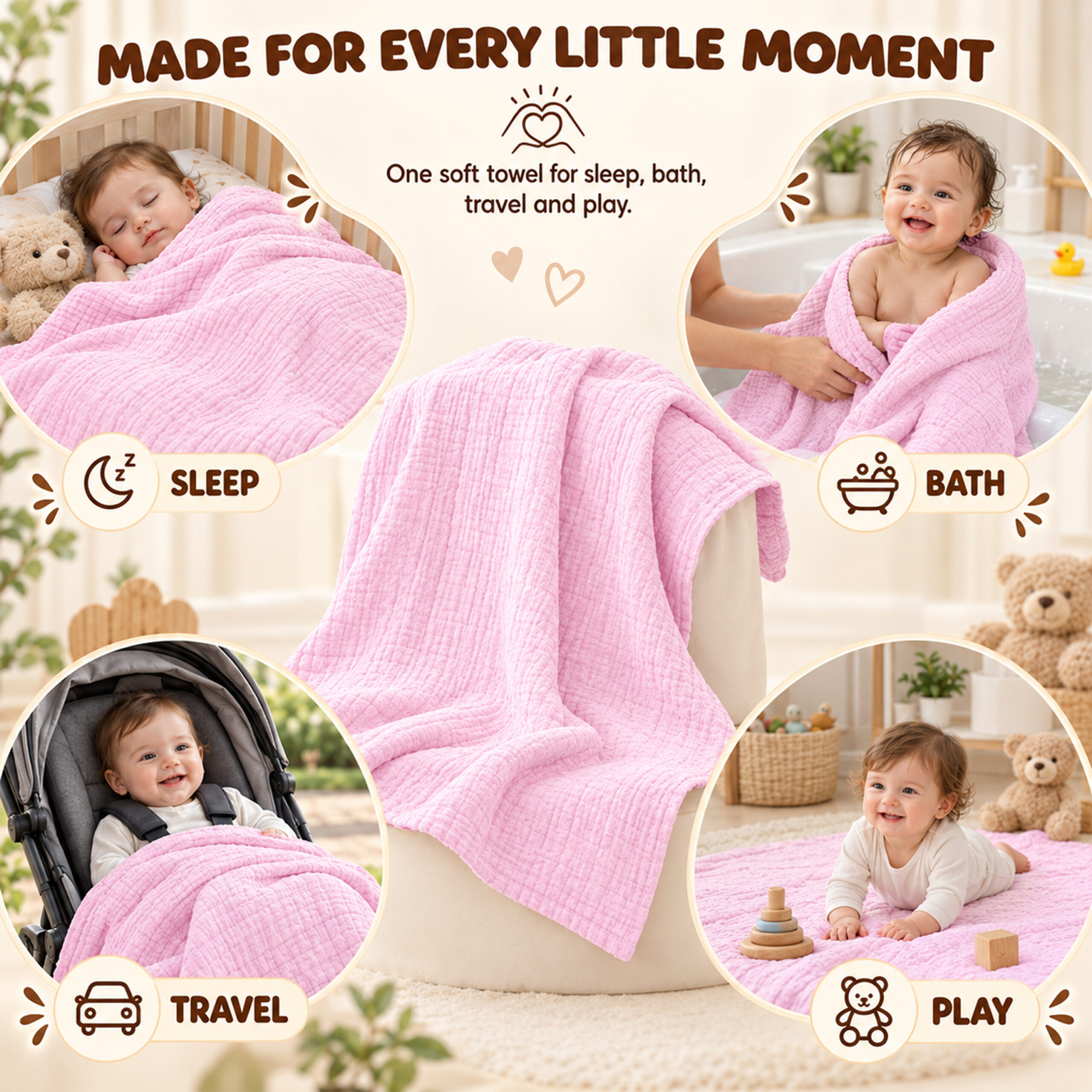 Mulin bath towel pink3