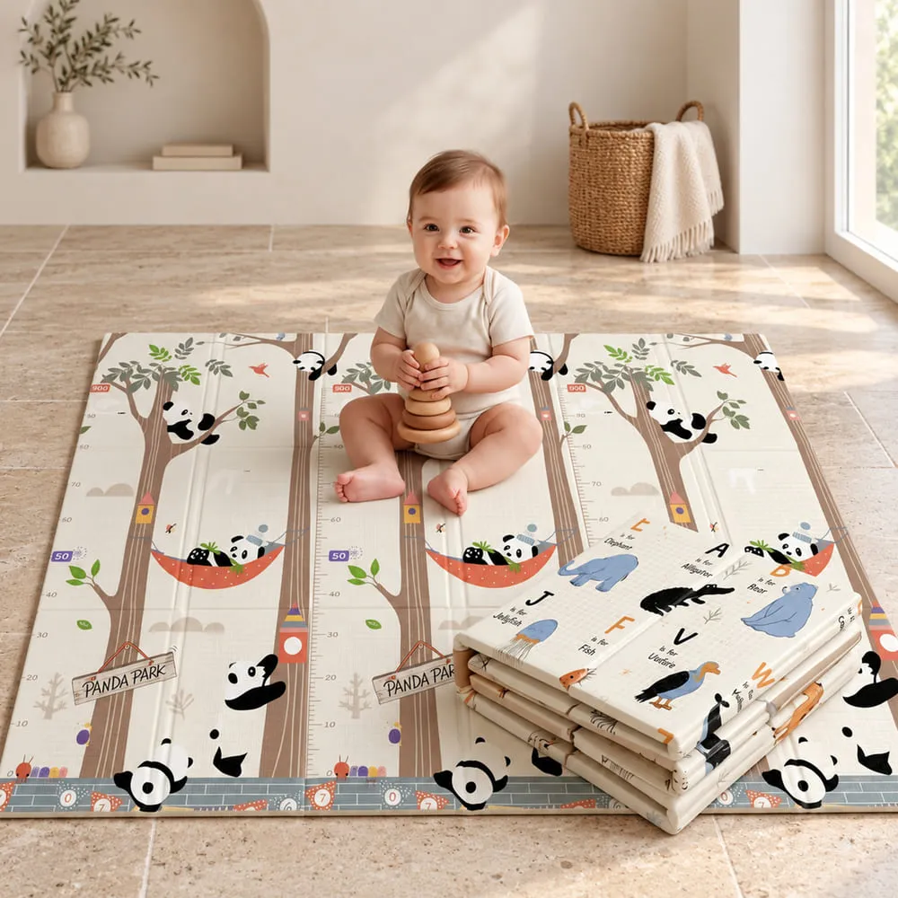 New 6mm panda print baby playmat
