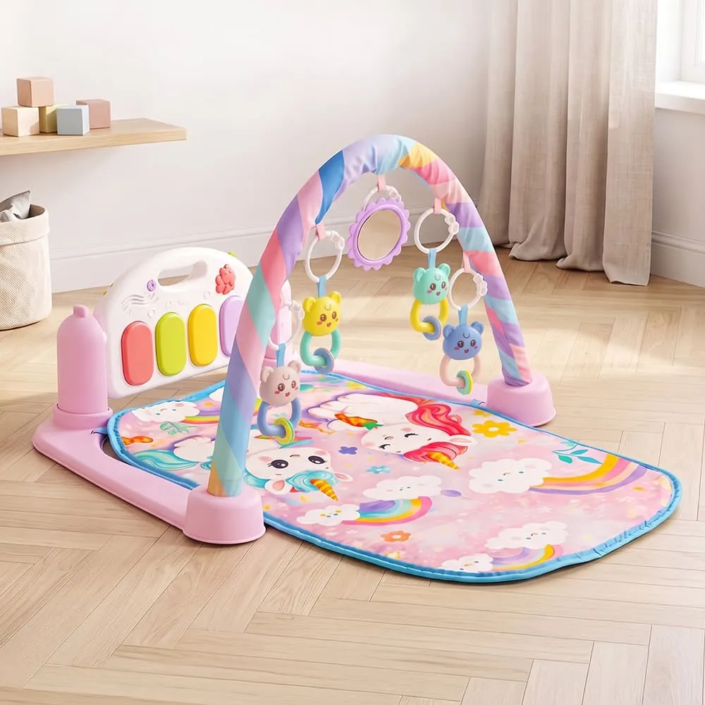 New Baby playgym pink